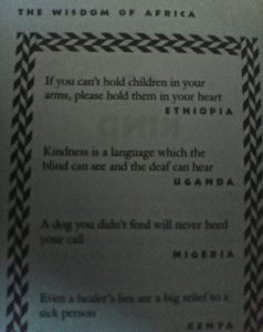 wisdom of africa
